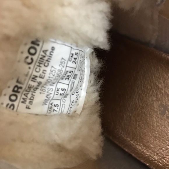 🆕 SOREL x Anthropologie cream beige wedge boots